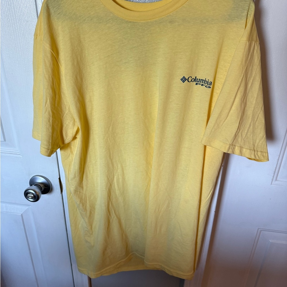 Columbia Yellow PFG T-Shirt XL